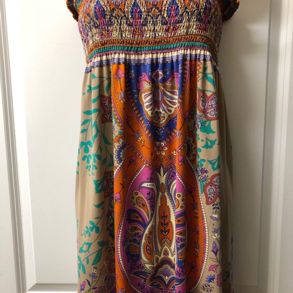 Yahada Multi-color Sundress Size Medium - Picture 2 of 8
